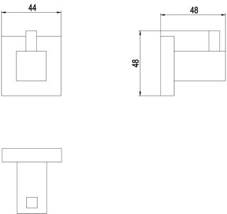 Крючок Timo Selene золото матовое 17011/17